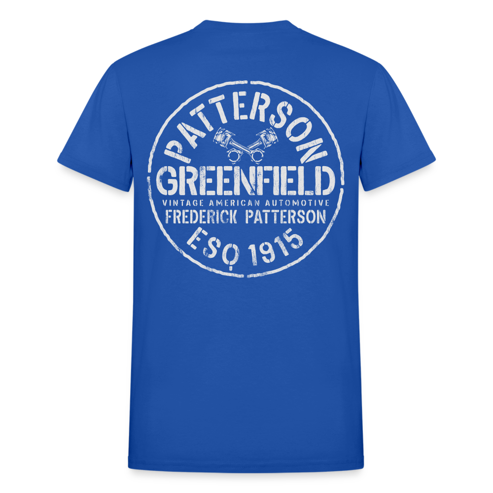 FREDERICK PATTERSON - AUTOMAKER LOGO OVAL - Gildan Ultra Cotton Adult T-Shirt - royal blue