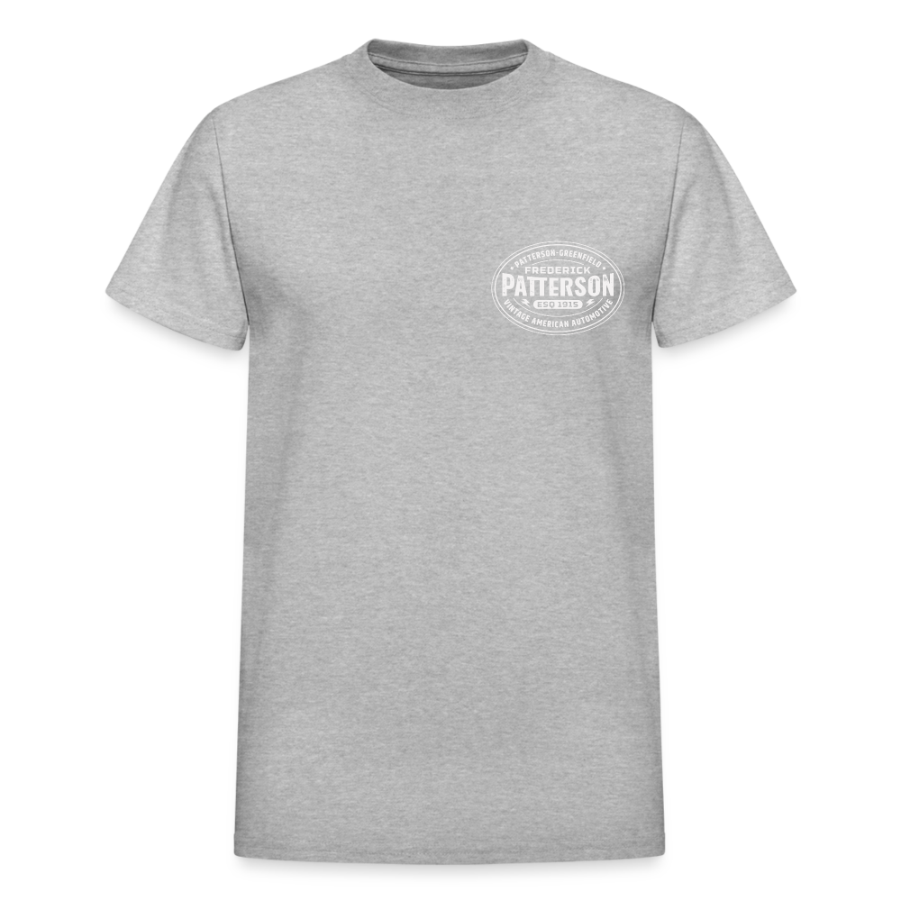 FREDERICK PATTERSON - AUTOMAKER LOGO OVAL - Gildan Ultra Cotton Adult T-Shirt - heather gray