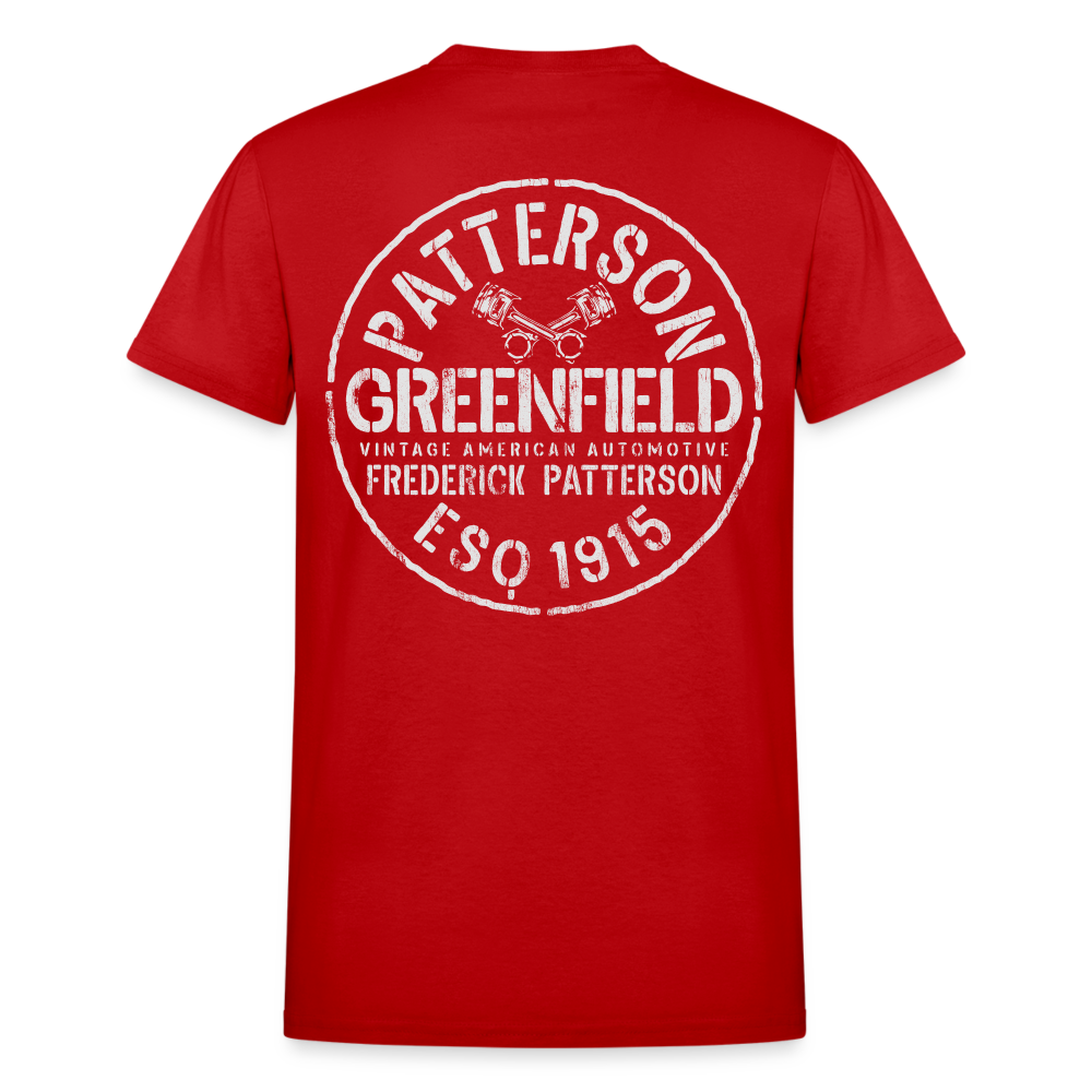 FREDERICK PATTERSON - AUTOMAKER LOGO OVAL - Gildan Ultra Cotton Adult T-Shirt - red