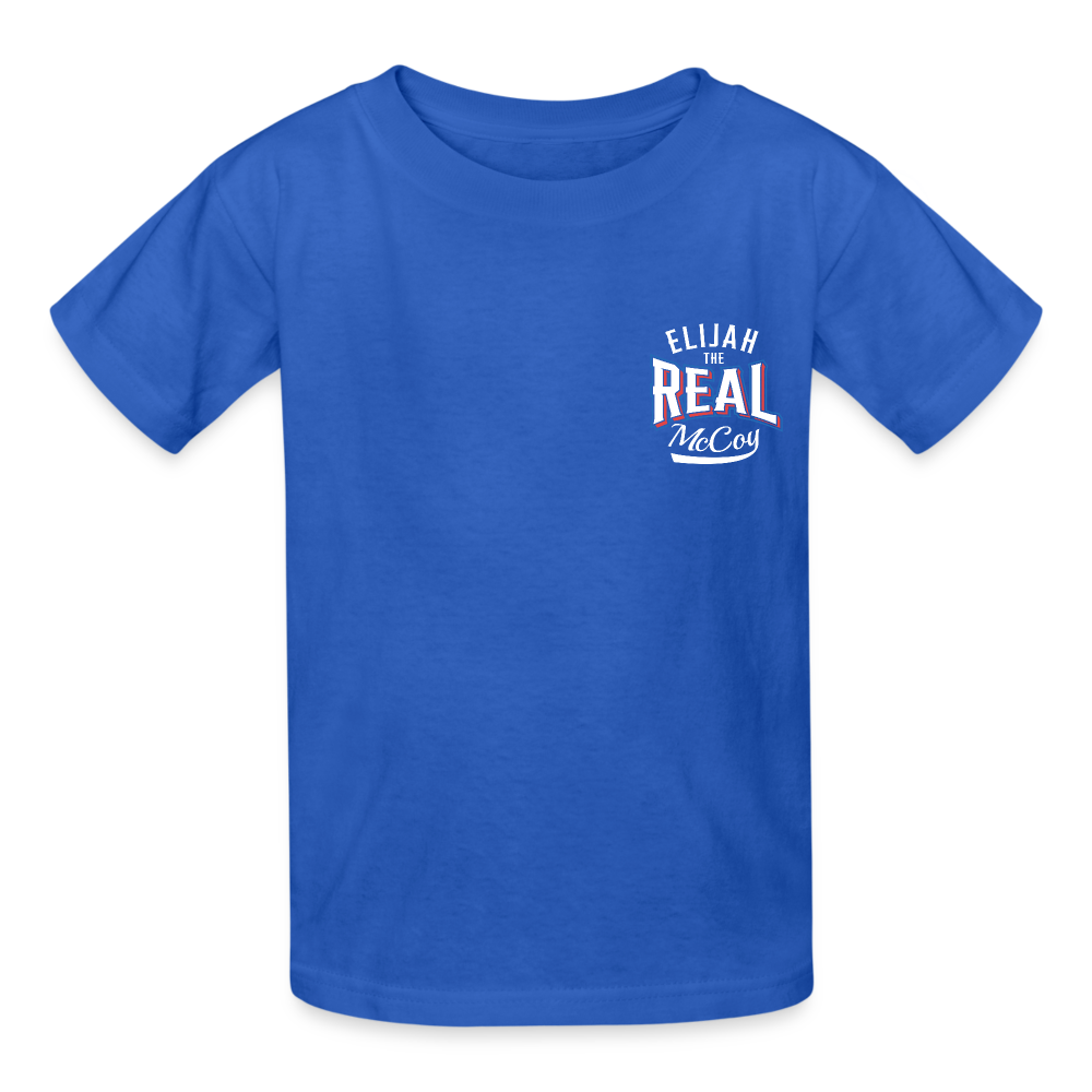 Elijah McCoy Manufacturing - Gildan Ultra Cotton Youth T-Shirt - royal blue