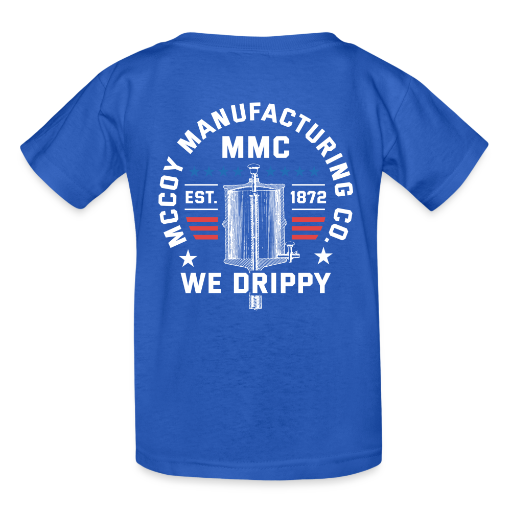 Elijah McCoy Manufacturing - Gildan Ultra Cotton Youth T-Shirt - royal blue