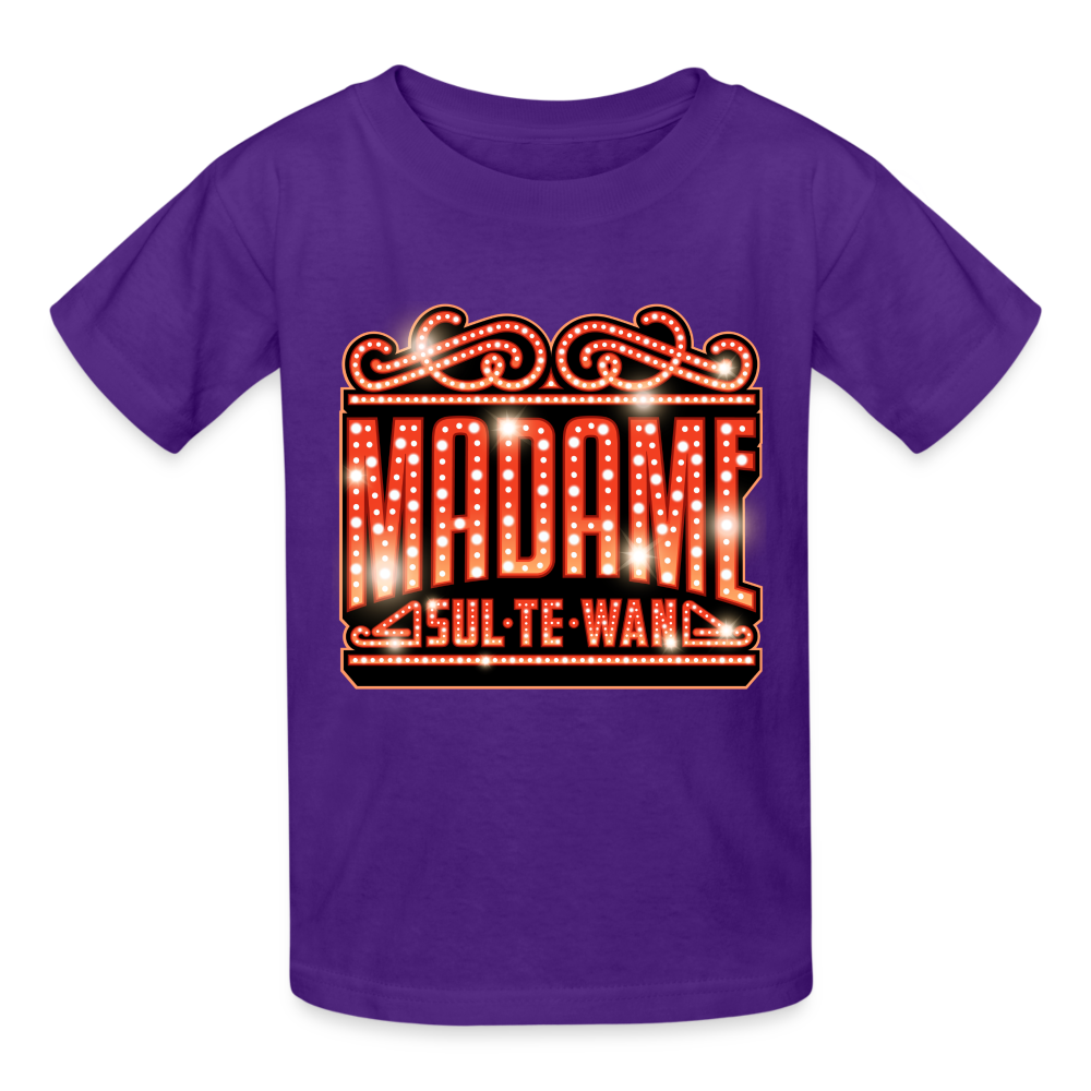 Madame Sul Te Wan - American Actor - Gildan Ultra Cotton Youth T-Shirt - purple