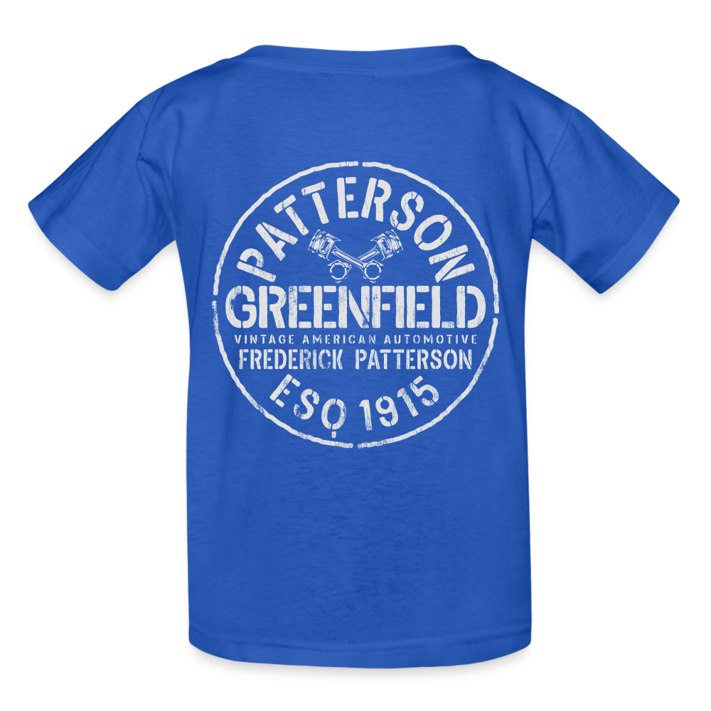 FREDERICK PATTERSON - AUTOMAKER LOGO OVAL - Gildan Ultra Cotton Youth T-Shirt - royal blue