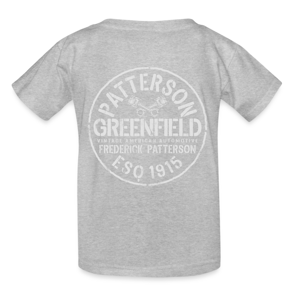 FREDERICK PATTERSON - AUTOMAKER LOGO OVAL - Gildan Ultra Cotton Youth T-Shirt - heather gray