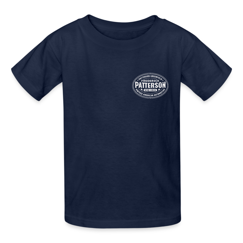 FREDERICK PATTERSON - AUTOMAKER LOGO OVAL - Gildan Ultra Cotton Youth T-Shirt - navy