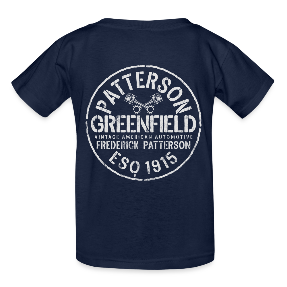 FREDERICK PATTERSON - AUTOMAKER LOGO OVAL - Gildan Ultra Cotton Youth T-Shirt - navy