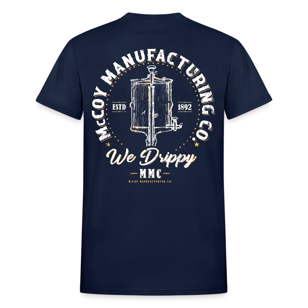 Elijah McCoy Manufacturing - Gildan Ultra Cotton Adult T-Shirt - navy