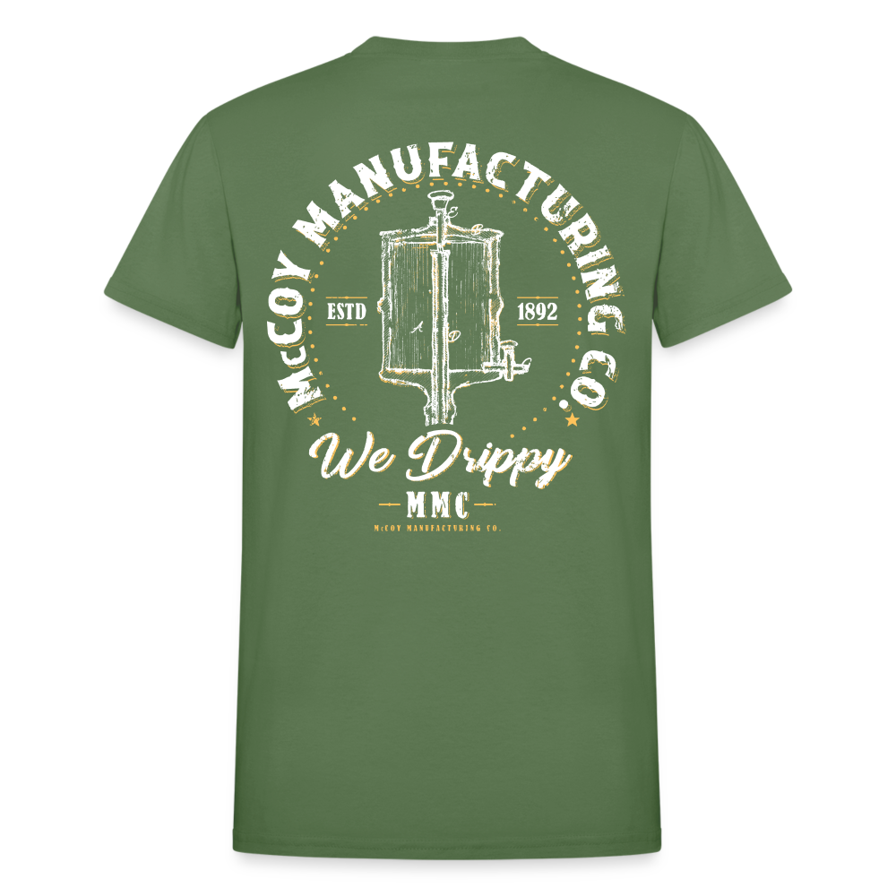 Elijah McCoy Manufacturing - Gildan Ultra Cotton Adult T-Shirt - military green