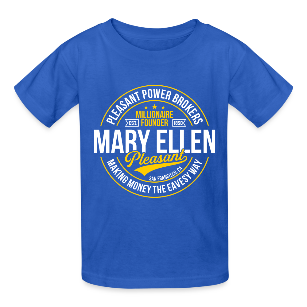 Mary Ellen Pleasant - Real Estate Mogul - Gildan Ultra Cotton Youth T-Shirt - royal blue