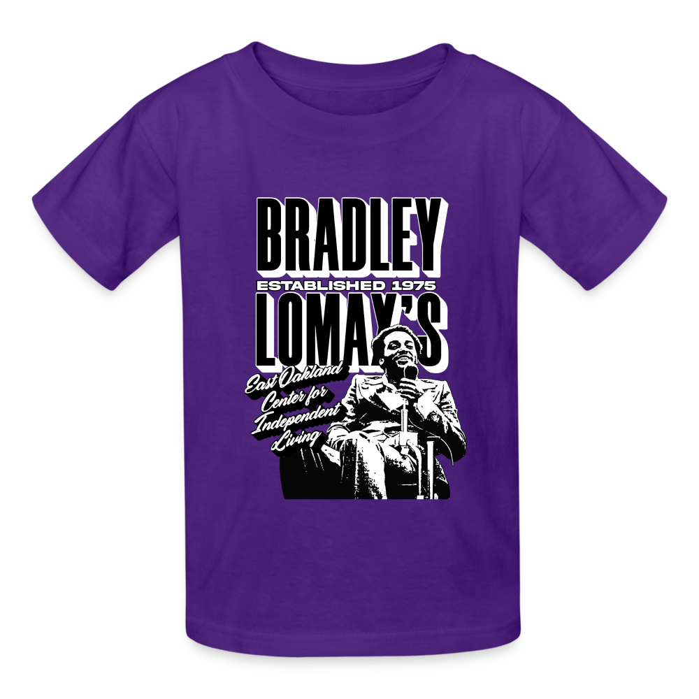 Bradley Lomax 1975 - Gildan Ultra Cotton Youth T-Shirt - purple