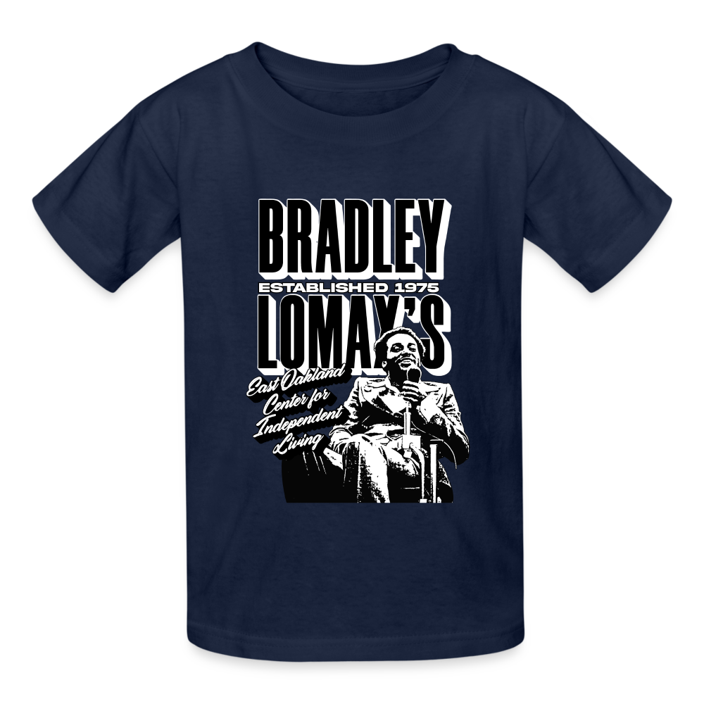 Bradley Lomax 1975 - Gildan Ultra Cotton Youth T-Shirt - navy