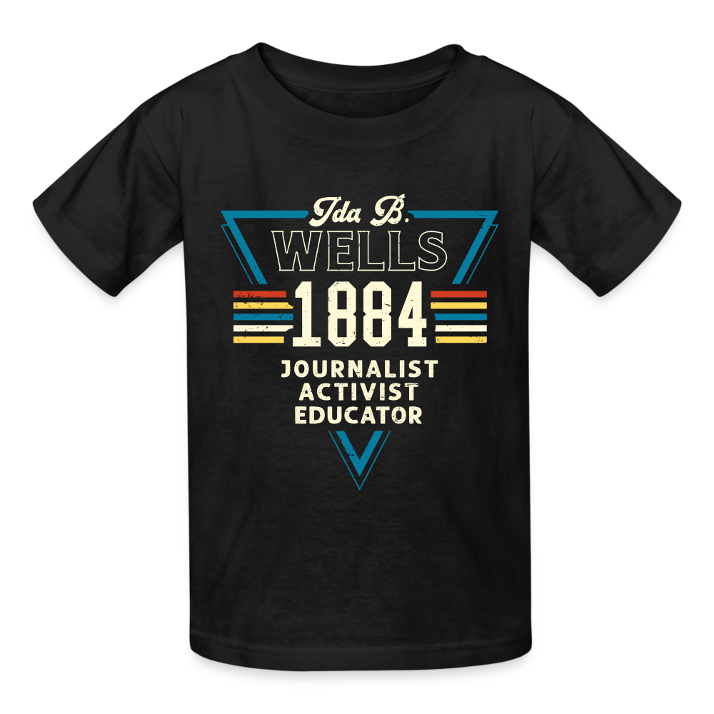 Ida B Wells 1884 - Gildan Ultra Cotton Youth T-Shirt - black