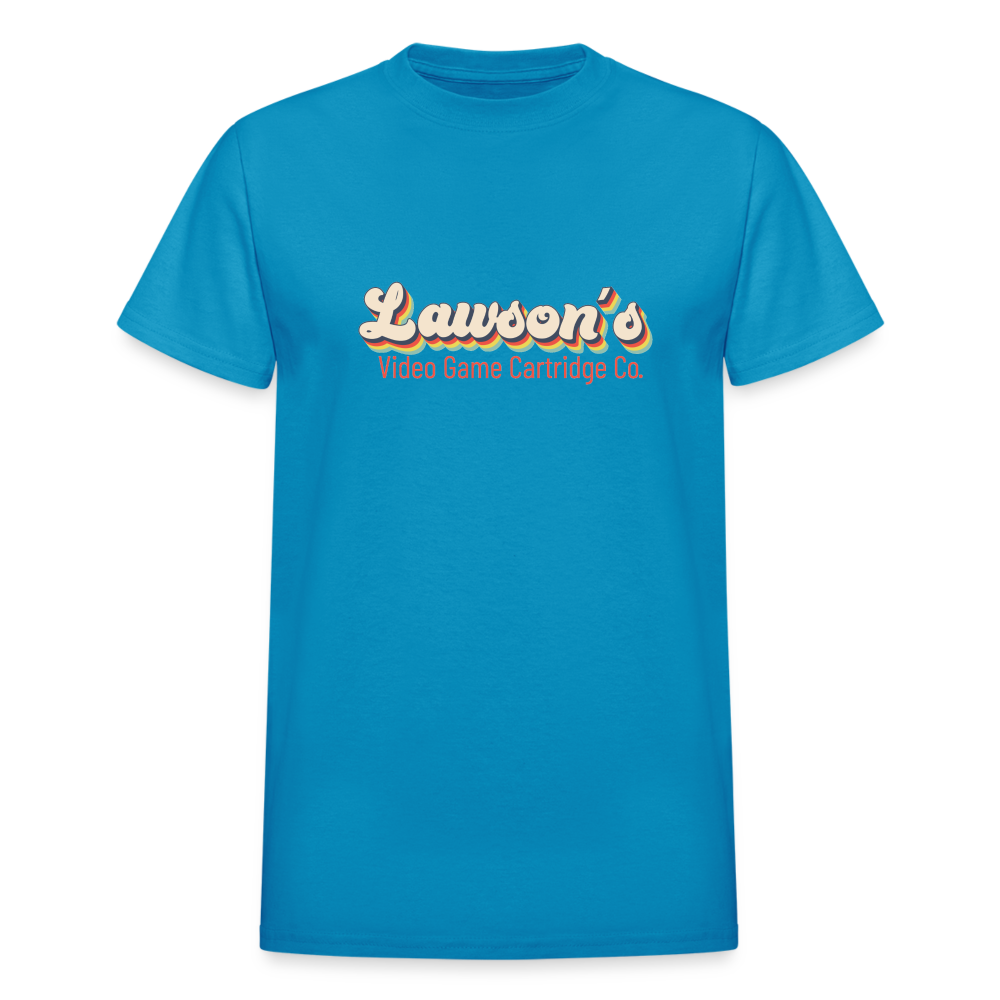 Jerry Lawson's Video Game Cartridge Co. - Gildan Ultra Cotton Adult T-Shirt - turquoise