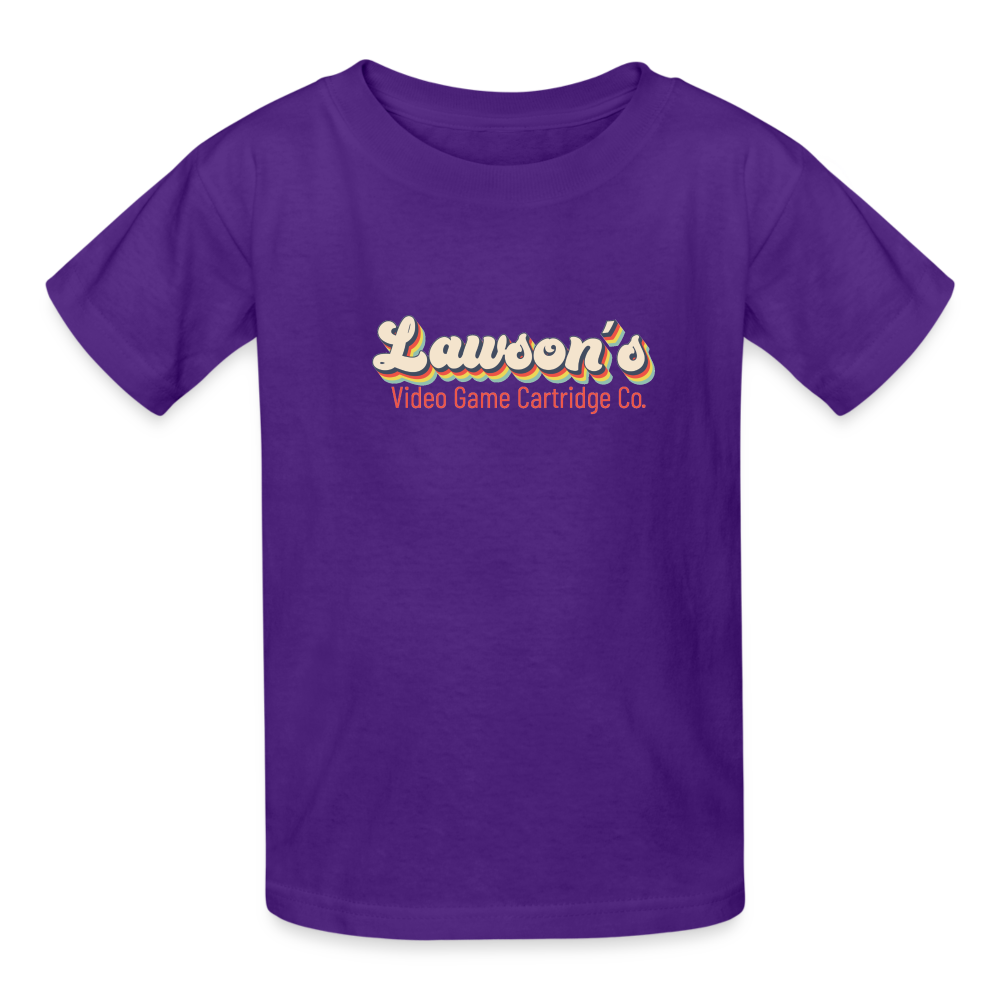 Jerry Lawson's Video Game Cartridge Co. - Gildan Ultra Cotton Youth T-Shirt - purple