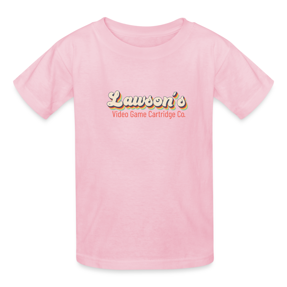 Jerry Lawson's Video Game Cartridge Co. - Gildan Ultra Cotton Youth T-Shirt - light pink