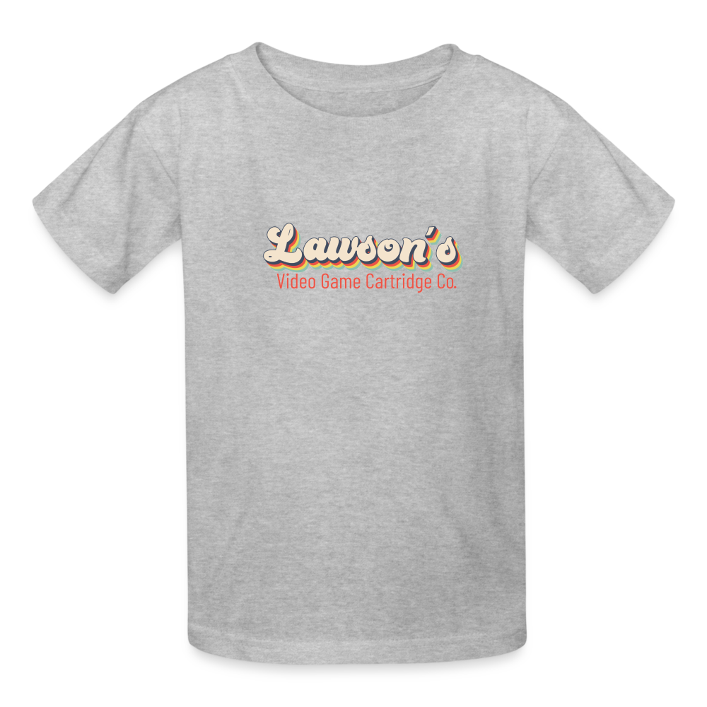 Jerry Lawson's Video Game Cartridge Co. - Gildan Ultra Cotton Youth T-Shirt - heather gray