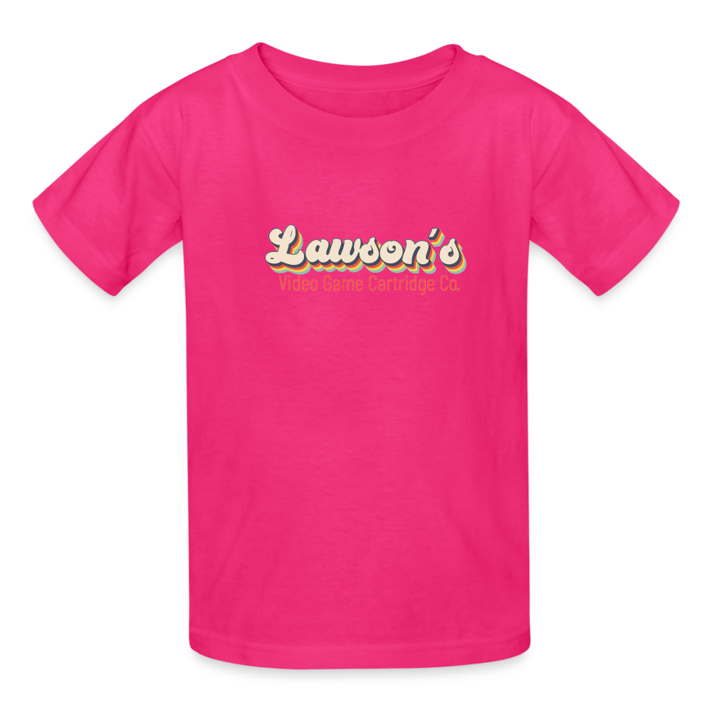 Jerry Lawson's Video Game Cartridge Co. - Gildan Ultra Cotton Youth T-Shirt - fuchsia