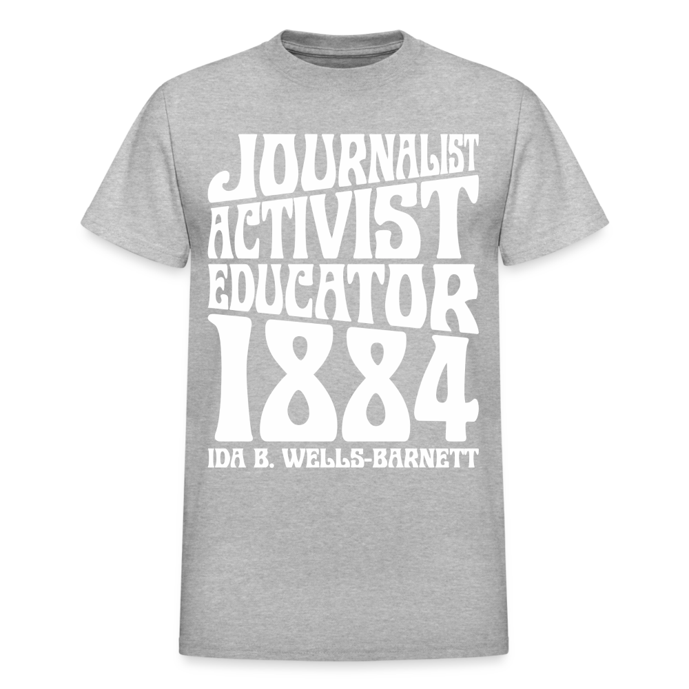 Ida B Wells - Journalist Activist Educator - Gildan Ultra Cotton Adult T-Shirt - heather gray