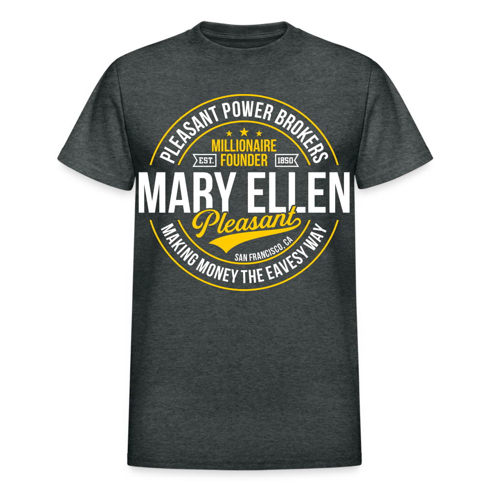 Mary Ellen Pleasant - Real Estate Mogul - Gildan Ultra Cotton Adult T-Shirt - deep heather