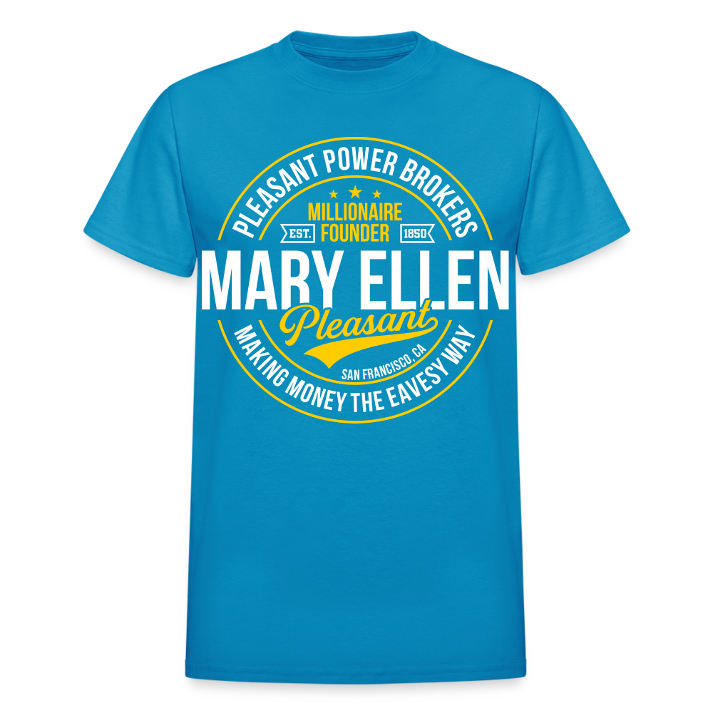 Mary Ellen Pleasant - Real Estate Mogul - Gildan Ultra Cotton Adult T-Shirt - turquoise