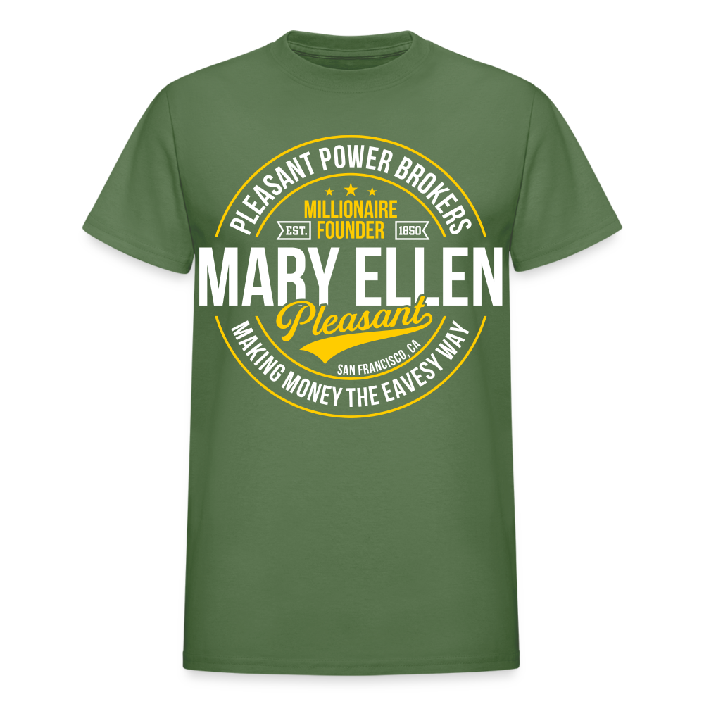 Mary Ellen Pleasant - Real Estate Mogul - Gildan Ultra Cotton Adult T-Shirt - military green