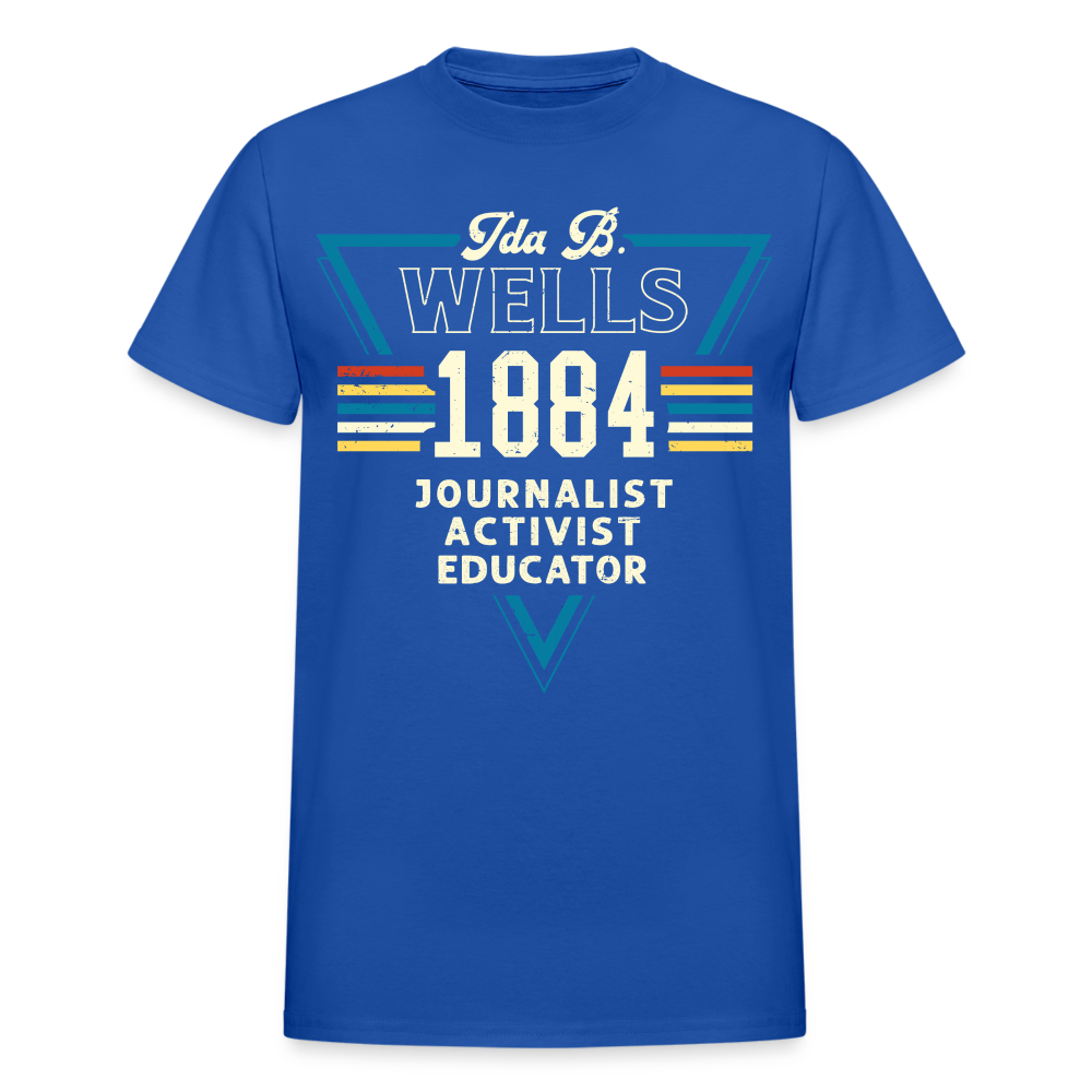 Ida B Wells 1884 - Gildan Ultra Cotton Adult T-Shirt - royal blue