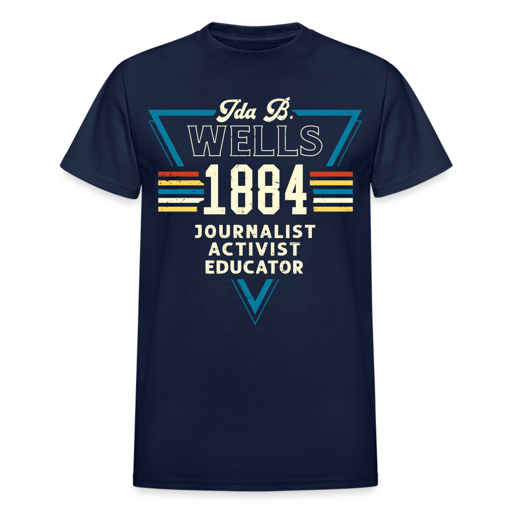 Ida B Wells 1884 - Gildan Ultra Cotton Adult T-Shirt - navy