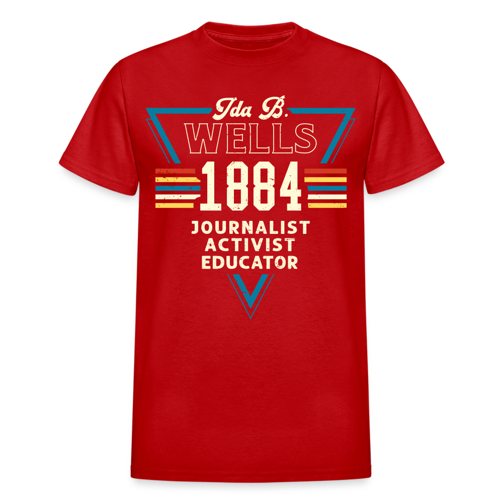 Ida B Wells 1884 - Gildan Ultra Cotton Adult T-Shirt - red