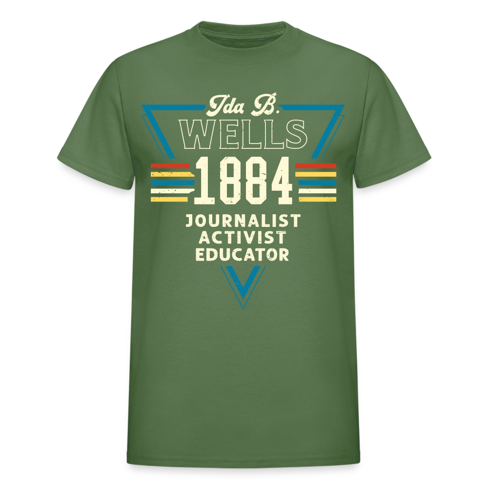 Ida B Wells 1884 - Gildan Ultra Cotton Adult T-Shirt - military green